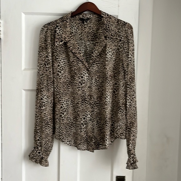Leopard Print Blouse - Picture 1 of 4